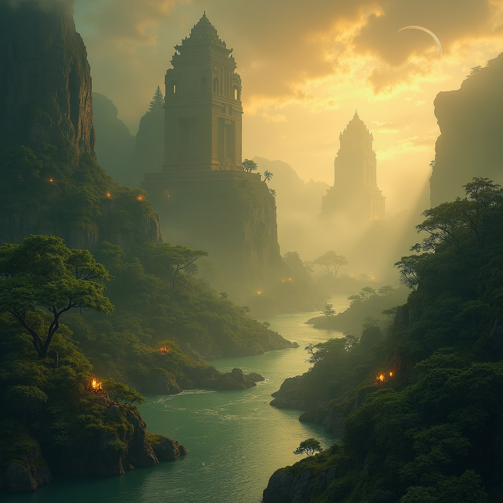 the fabled island of the gods, Oy.