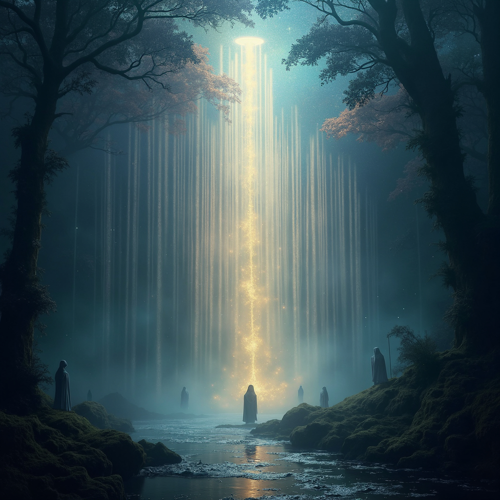 The Veil - a glowing mystical barrier between realms